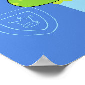 Knight en Dragon Poster (Hoek)