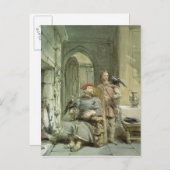 Knight en Page Briefkaart (Voorkant / Achterkant)