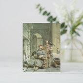 Knight en Page Briefkaart (Staand voorkant)