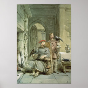 Knight en Page Poster