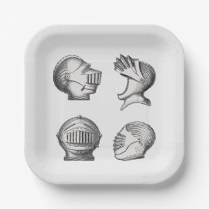 Knight Helmets Papieren Bordje