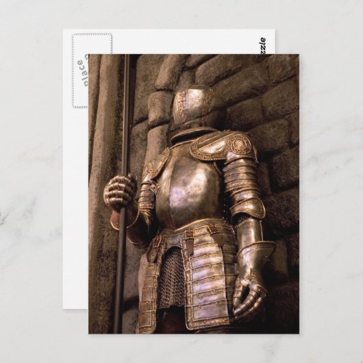 Knight in Armor Briefkaart (Voorkant / Achterkant)