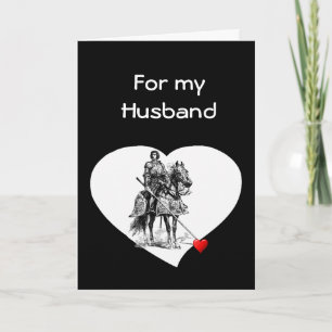Knight in Shining Armor Husband Love Valentijn Feestdagen Kaart