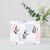 Knight krijgers briefkaart (Staand voorkant)