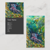 KNIGHT LANCELOT, HORSE RIST IN GROENBOSTER VISITEKAARTJE (Voorkant / Achterkant)