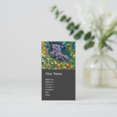 KNIGHT LANCELOT, HORSE RIST IN GROENBOSTER VISITEKAARTJE (Staand voorkant)