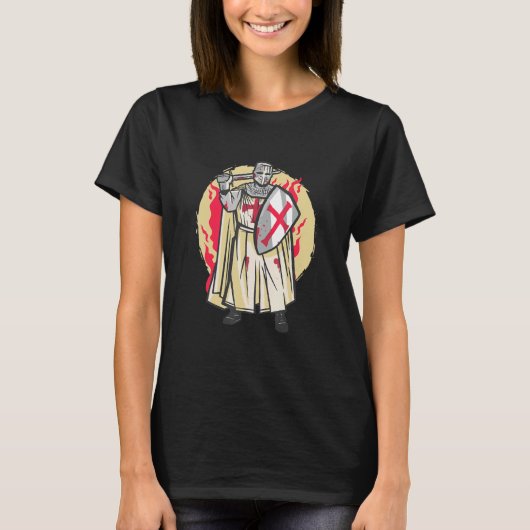 Knight Medieval and Ren Fair T-shirt (Voorkant)