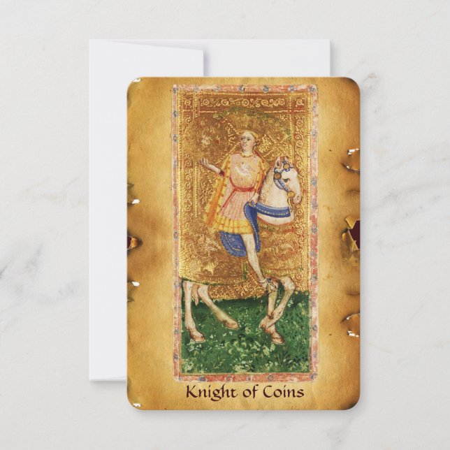 Knight of Coins (Voorkant)