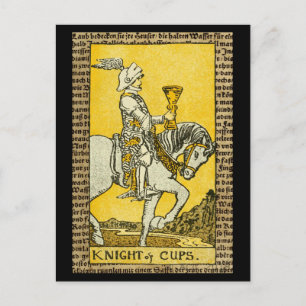 Knight of Cups Tarot Briefkaart