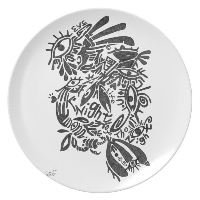 knight of the night melamine bord (Voorkant)