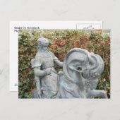 Knight on Horseback Briefkaart (Voorkant / Achterkant)