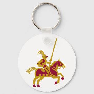 Knight on Horseback Sleutelhanger