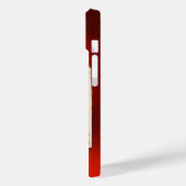 Knight op een kweekpaard Rood Ruby Gem Monogram Case-Mate iPhone Case (Achterkant / Links)