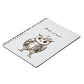 Knight Owl in Shining Armor Notitieboek (Linkerzijde)