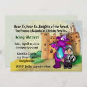 Knight Party Kaart (Voorkant / Achterkant)