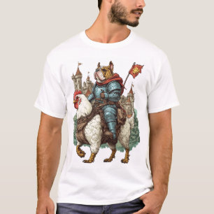 Knight Pup � Middeleeuwse Helden Hond T-shirt