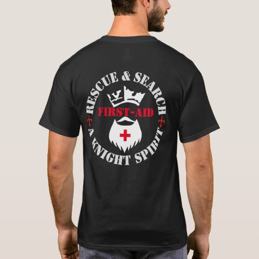 Knight Rescue & Search T-shirt (Achterkant)