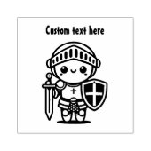 Knight Rubberstempel (Afrduk)