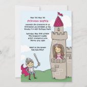 Knight Saves Princess Invitations : Brunettes (Devant)