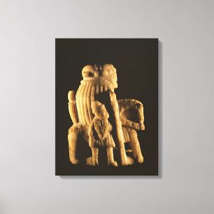 Knight-schaakstuk Canvas Afdruk
