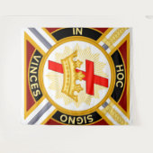 Knight Templar achtergrond Wandkleed (Voorkant (horizontaal))