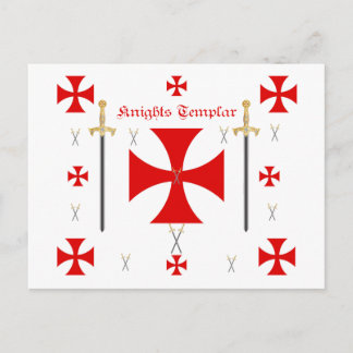 Knight Templar Briefkaart