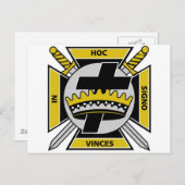 Knight Templar Briefkaart (Voorkant / Achterkant)