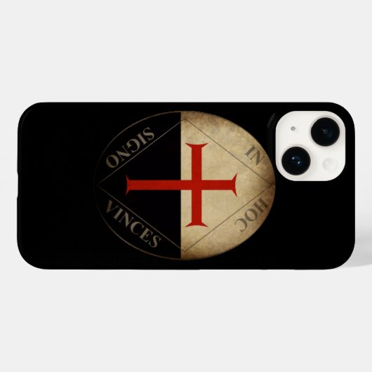 Knight Templar Case-Mate iPhone Case (Achterkant (horizontaal))