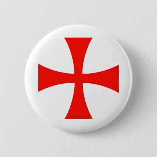 Knight_Templar_Cross Ronde Button 5,7 Cm