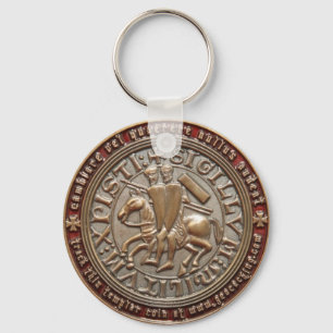 KNIGHT TEMPLAR GEO COIN SLEUTELHANGER