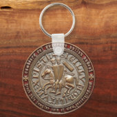 KNIGHT TEMPLAR GEO COIN SLEUTELHANGER (Voorkant)