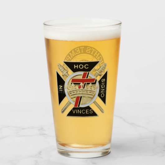 Knight Templar Glas (Voorkant gevuld)