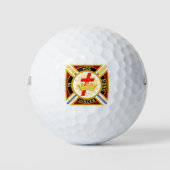 Knight Templar Golfballen (Voorkant)