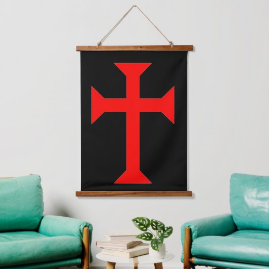 Knight Templar Hangend Wandkleed (Woonkamer)
