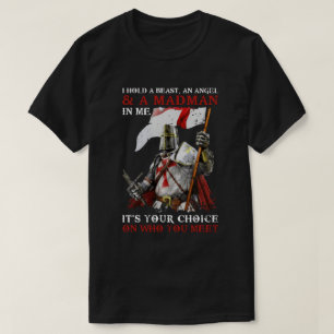 Knight Templar, ik hou een beest, een engel en een T-shirt