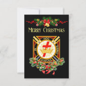 Knight Templar kerstkaart Aankondiging (Voorkant)