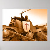 Knight Templar - kom dood Poster (Voorkant)