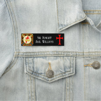 Knight Templar Naamplaatje
