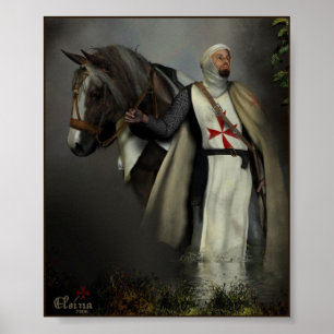 Knight Templar Poster