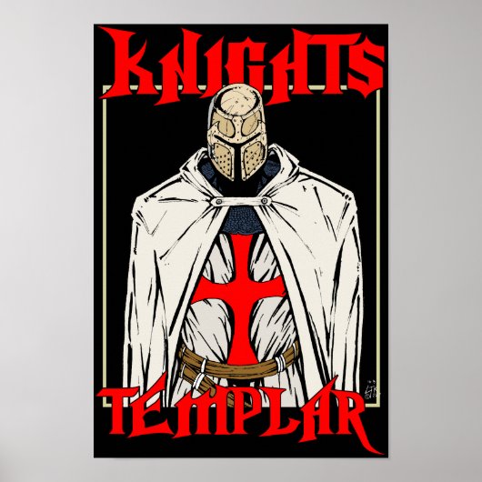 Knight Templar Poster (Voorkant)