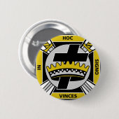 Knight Templar Ronde Button 5,7 Cm (Voorkant /achterkant)