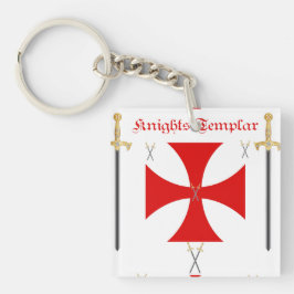 Knight Templar Sleutelhanger