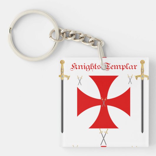 Knight Templar Sleutelhanger (voorkant)