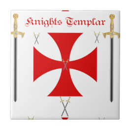 Knight Templar Tegeltje