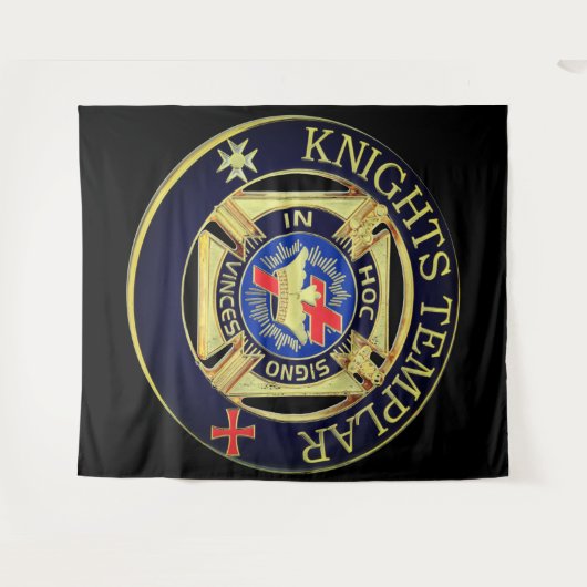 Knight Templar Wandkleed (Voorkant (horizontaal))