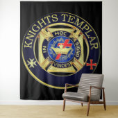 Knight Templar Wandkleed (In situ)
