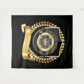 Knight Templar Wandkleed (Voorkant (horizontaal))