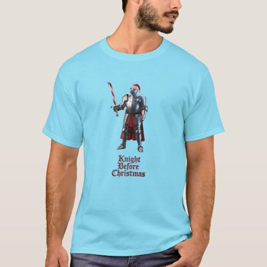 Knight voor Kerstmis T-shirt (Voorkant)