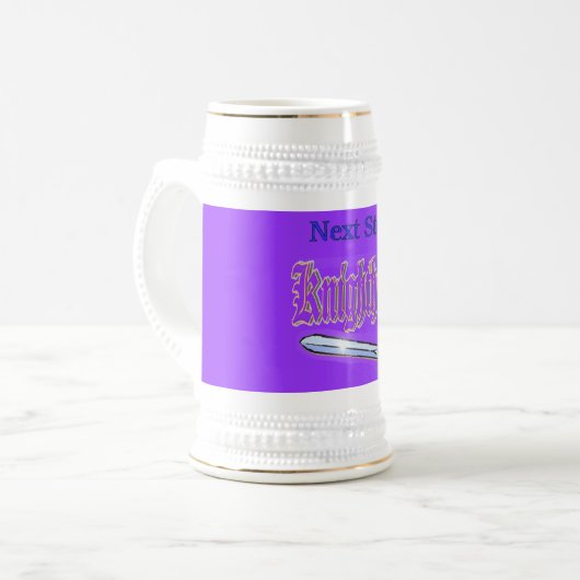 Knighthood Stein Bierpul (Voorkant links)