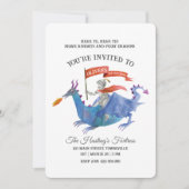Knights and Dragons Invitation Kaart (Voorkant)